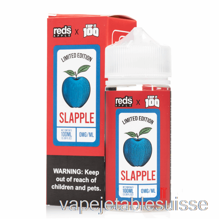 Vape Suisse Slapple - 7 Daze X Keep It 100 - 100ml 0mg